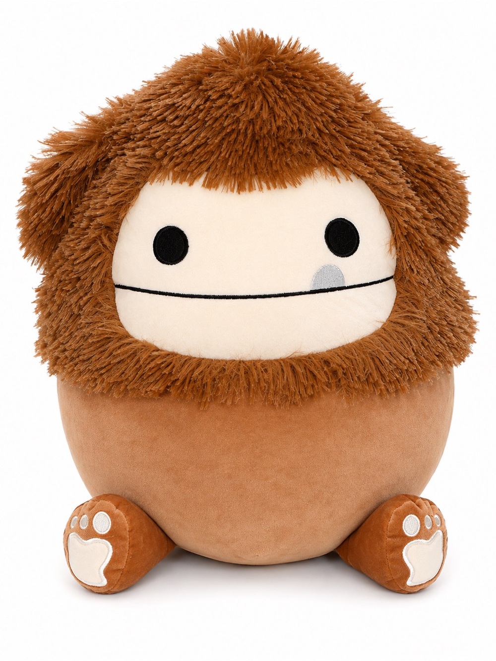 Squishmallows Benny the Bigfoot Plush with Cream Face NWT HTF 16”